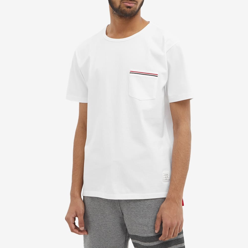 Thom Browne Medium Weight Jersey Pocket T-Shirt - 3