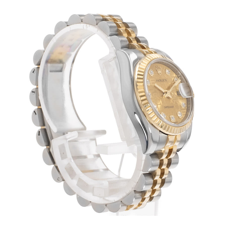 Pre-owned Rolex Datejust 26 Automatic Chronometer Diamond Ladies Watch 179173 CJDJ - 7