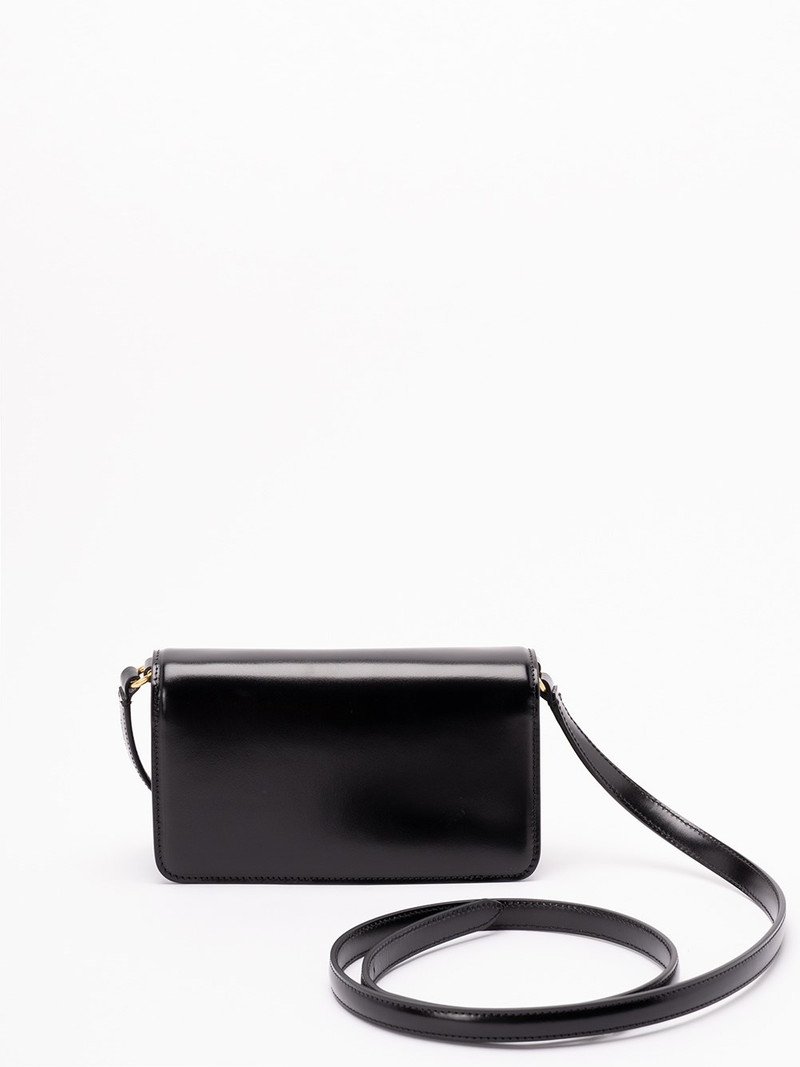 Valentino `Vain` Small Leather Clutch outlook