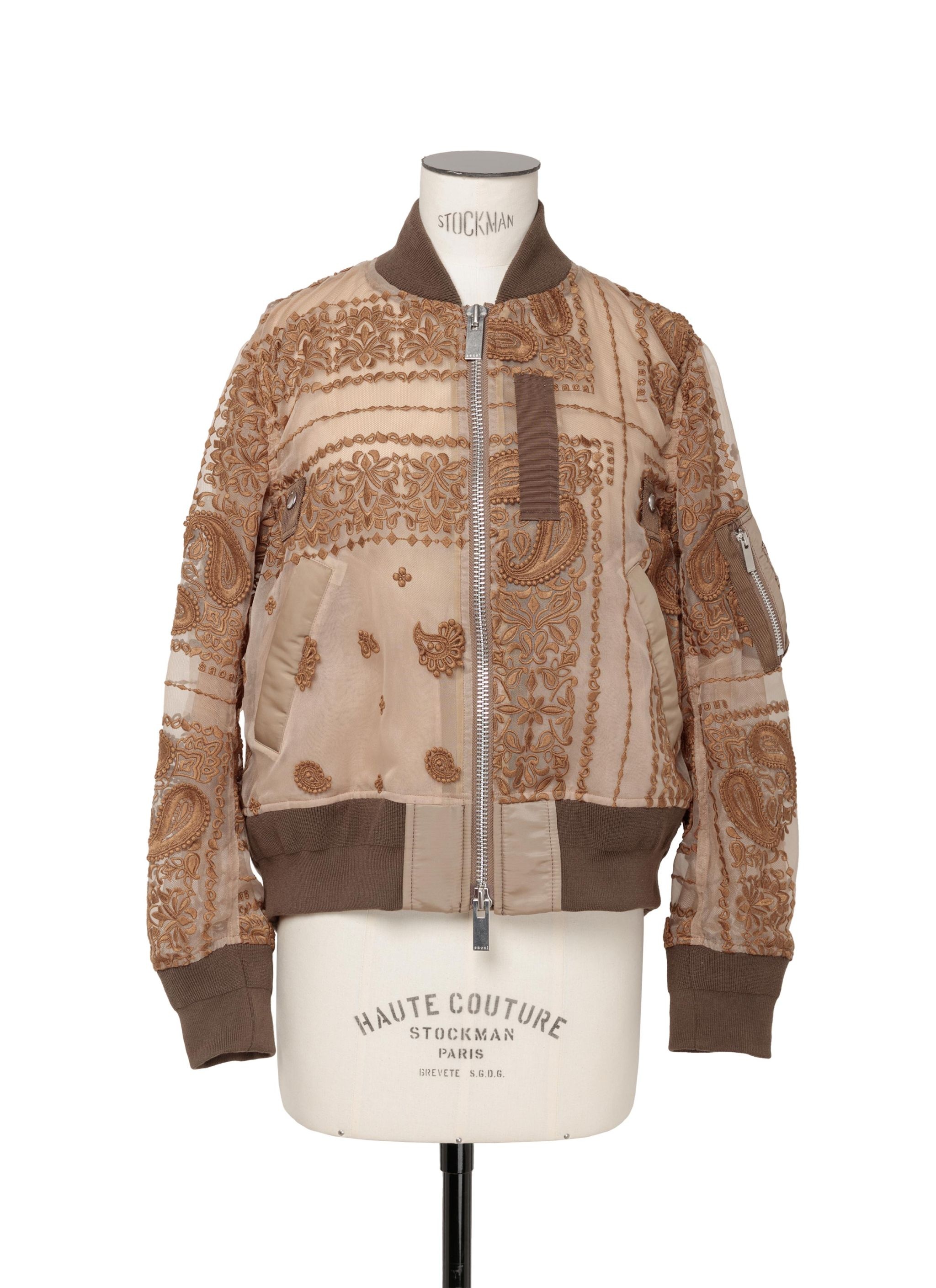Bandana Embroidery Blouson - 1