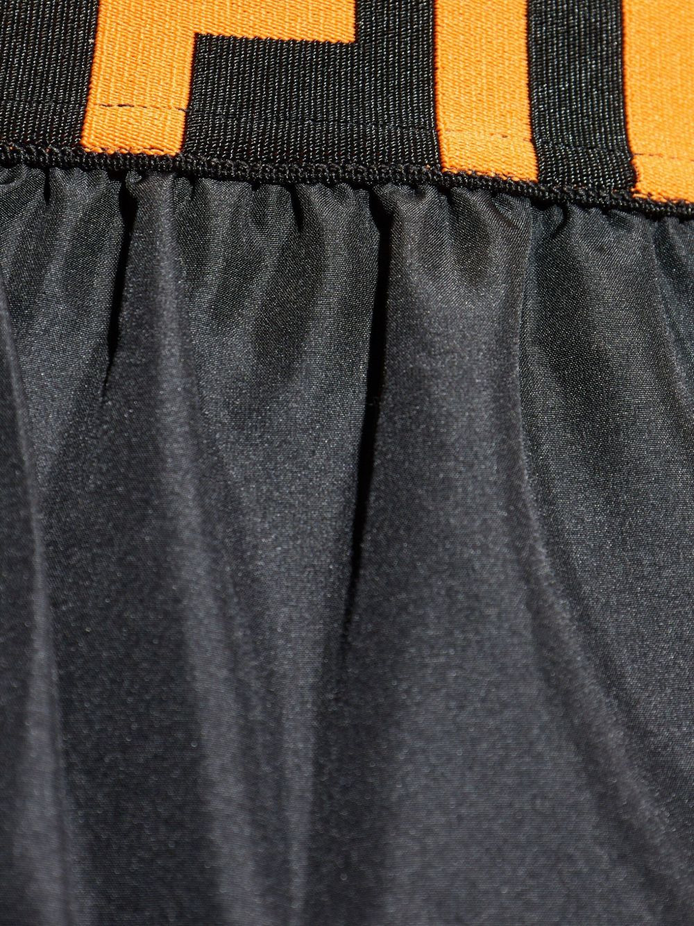logo-band side-pocket swim shorts - 4