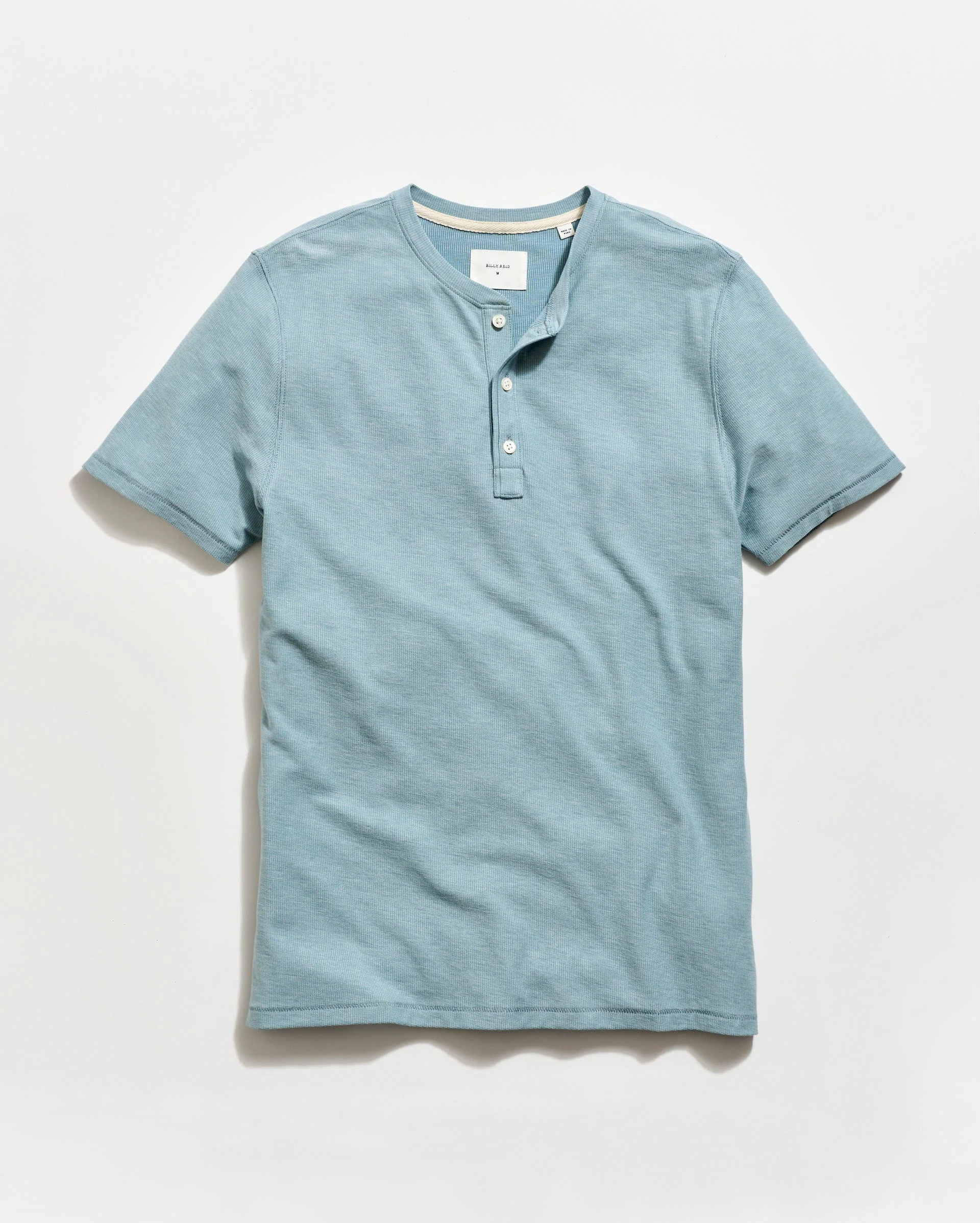 Short Sleeve Birdseye Henley - 1