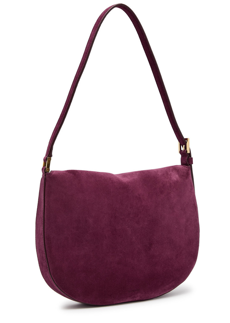 SAVETTE Savette Tondo Small Suede Shoulder bag outlook