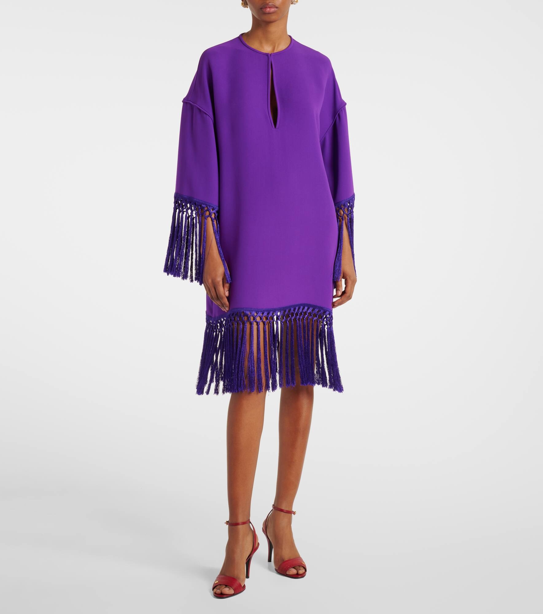 Cady Couture fringed minidress - 7