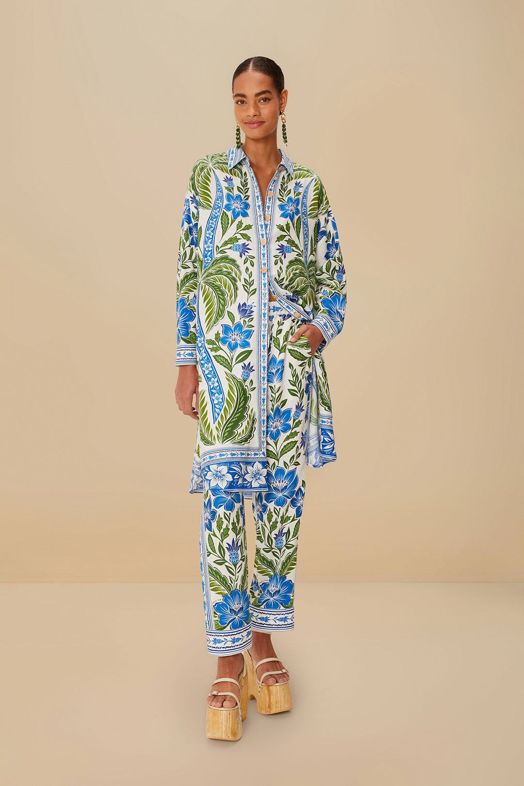 Off-White Tropicance Lenzing™ Ecovero™ Euroflax™ Pants - 2