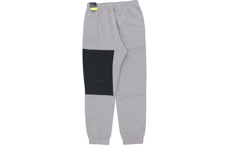 Nike Nike Solid Color Casual Fleece Lined Sports Long Pants Gray CK6664-091 outlook