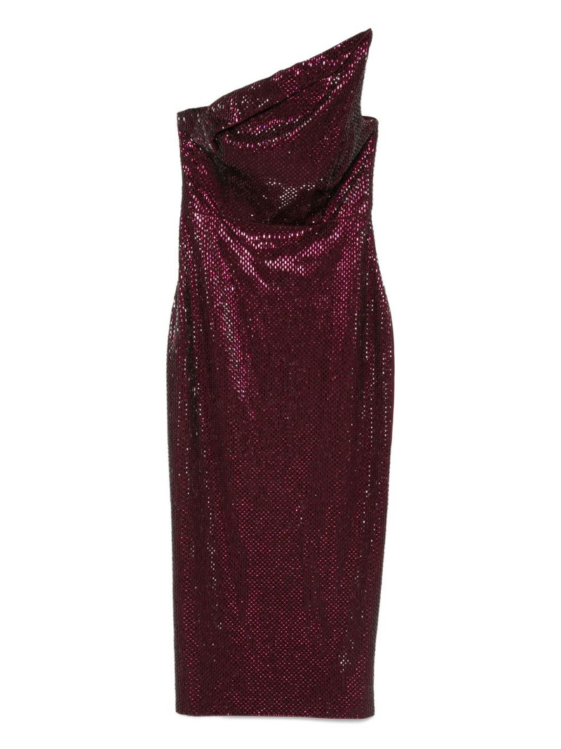 sequin one-shoulder dress 1