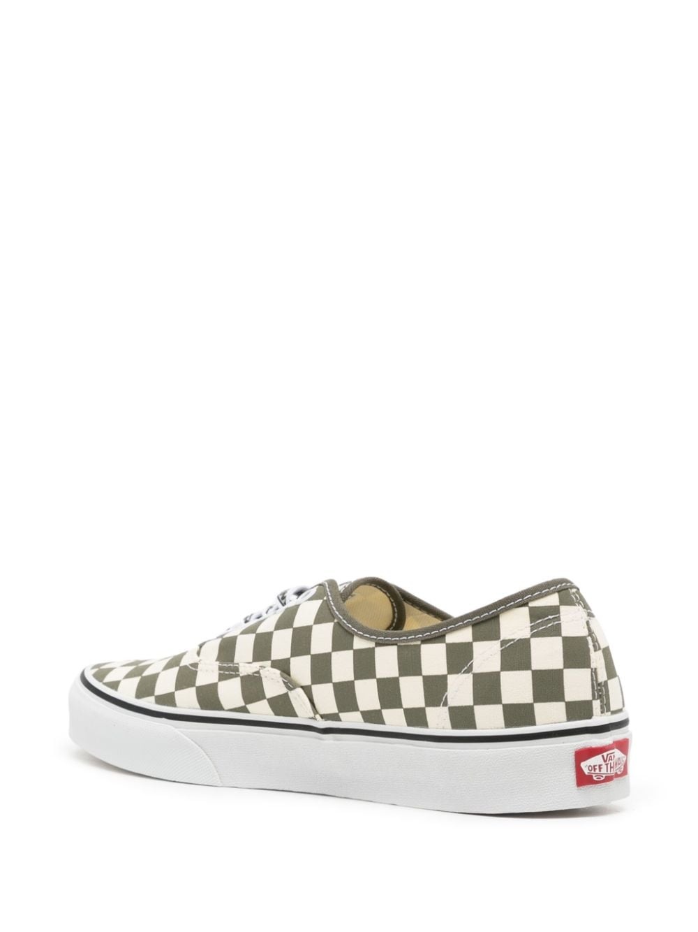 Authentic gingham-check canvas sneakers - 3