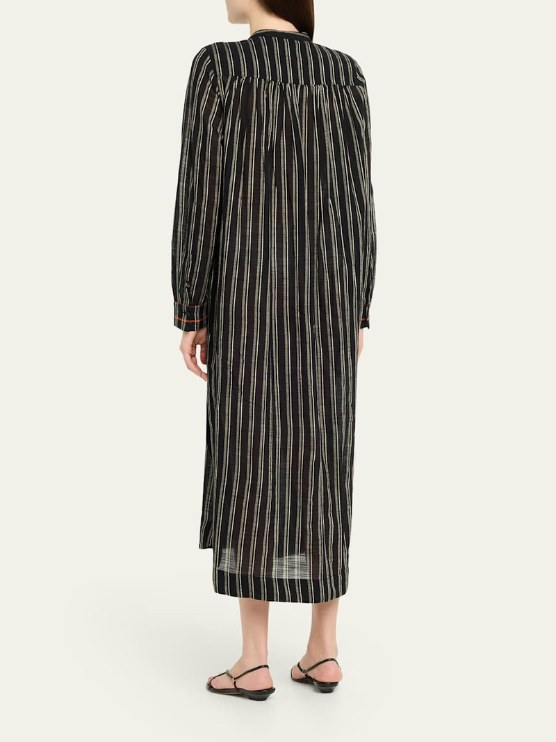 Brita Striped Cotton Tunic Coverup 3