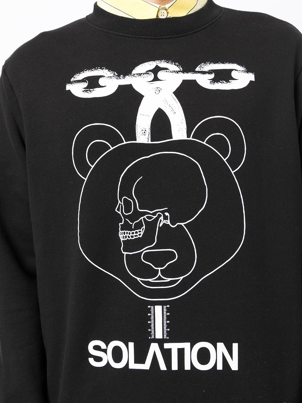 Solation-print sweatshirt - 5