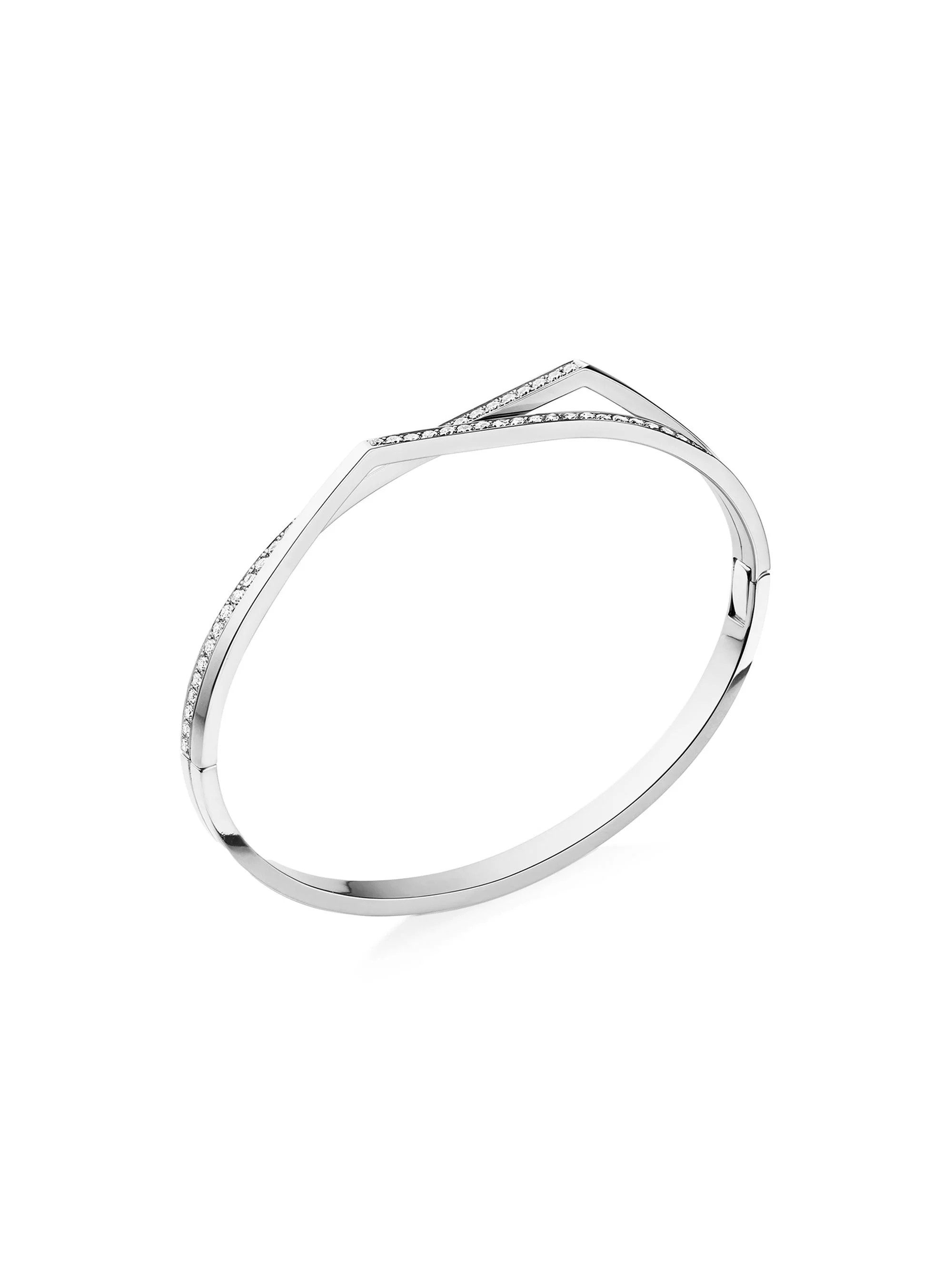 Women's Antifer 18K White Gold & Diamond Bracelet - White Gold - 1