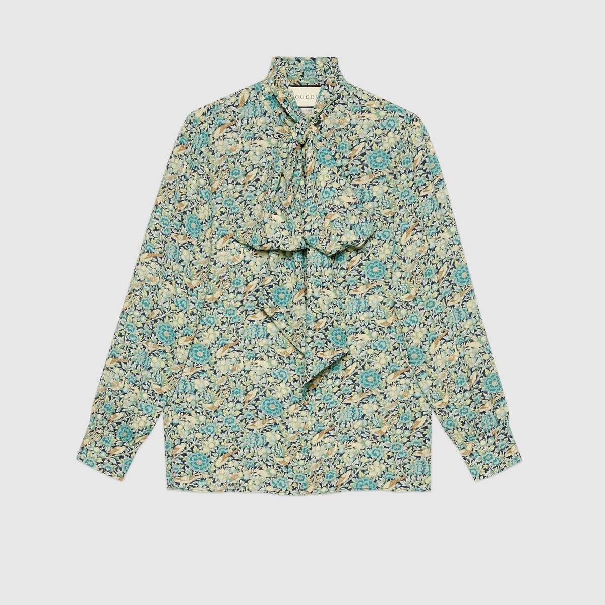 Gucci Liberty floral crêpe shirt - 1