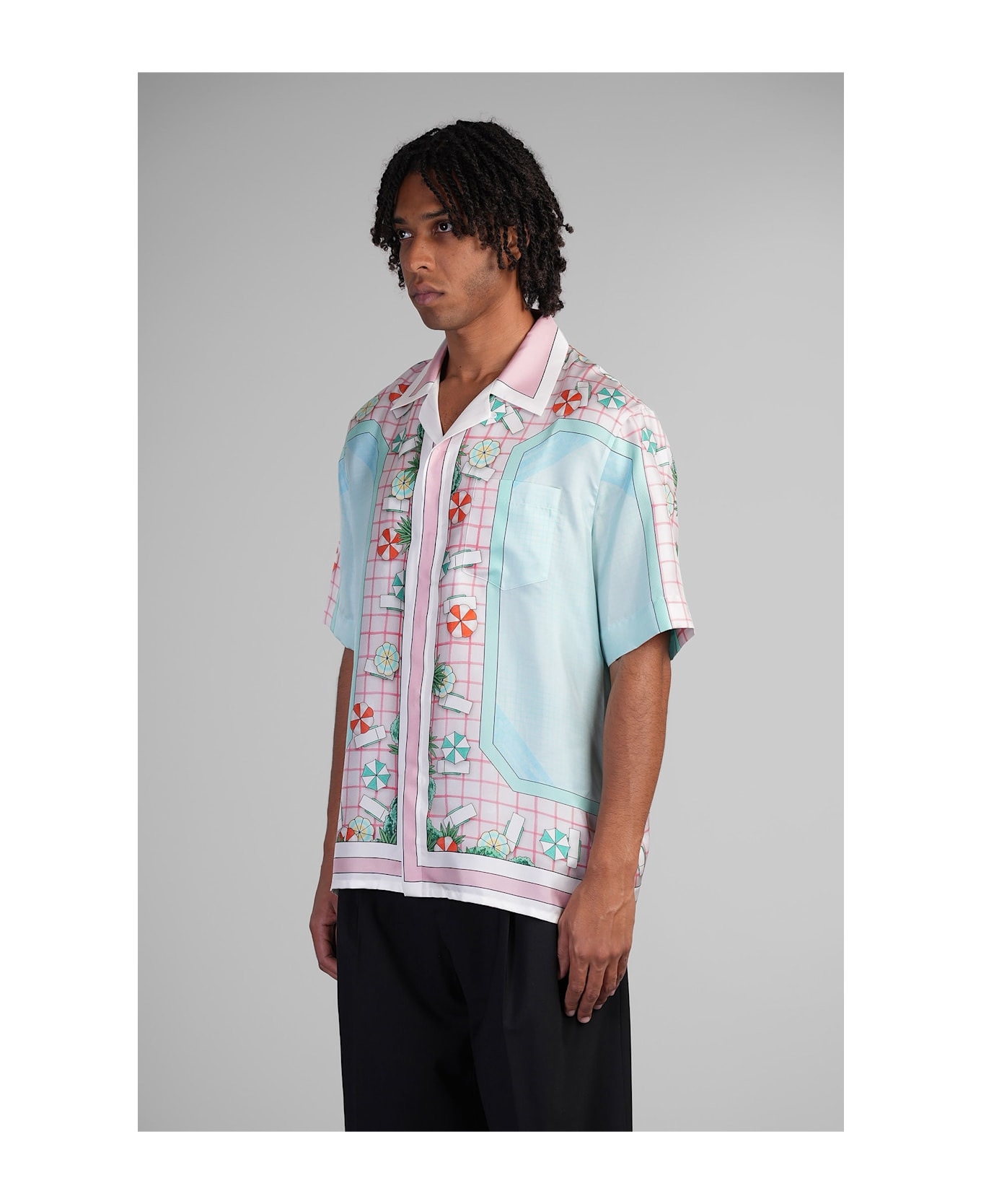 Shirt In Multicolor Silk - 4