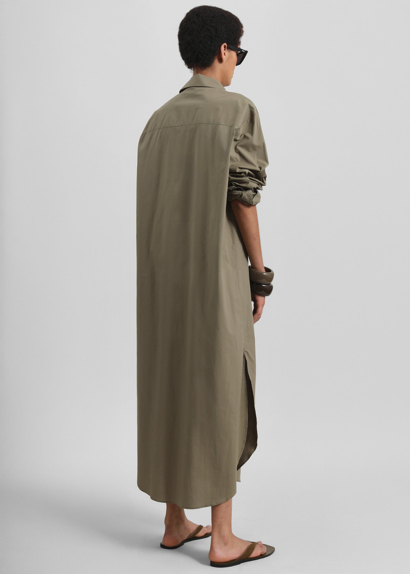 Helena Shirt Dress - Khaki 7