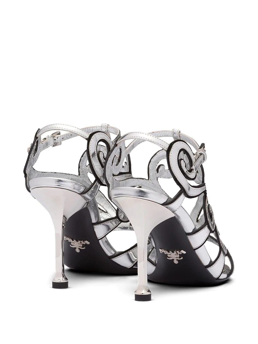 baroque-style ankle strap sandals - 3