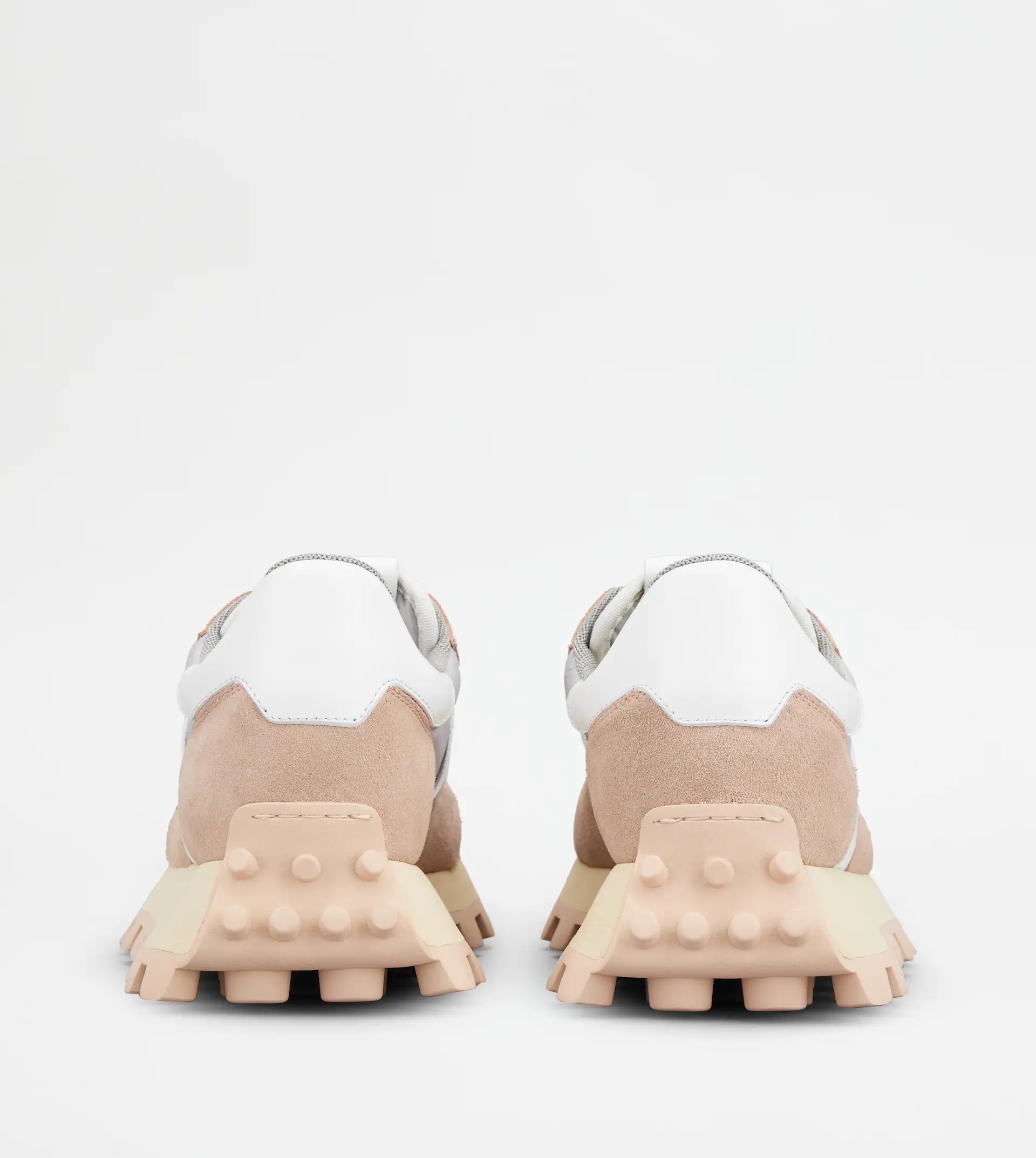 SNEAKERS TOD'S 1T IN SUEDE AND FABRIC - GREY, WHITE, BEIGE - 2