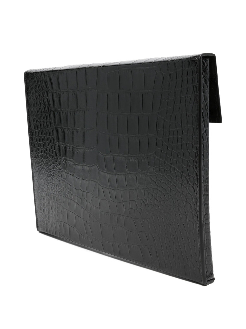 TOM FORD Tom Ford Crocodile-pattern Flap Portfolio outlook