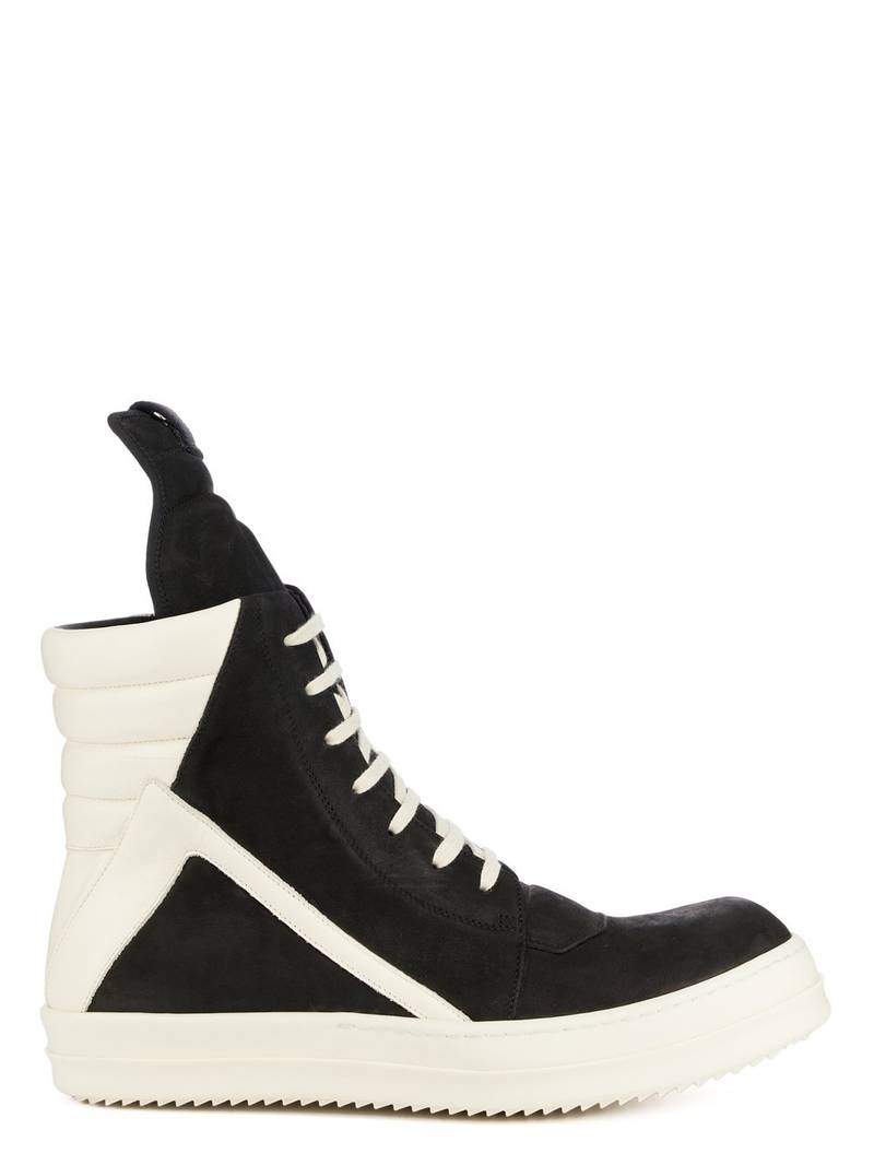 Rick Owens Suede Geobasket Sneaker 1