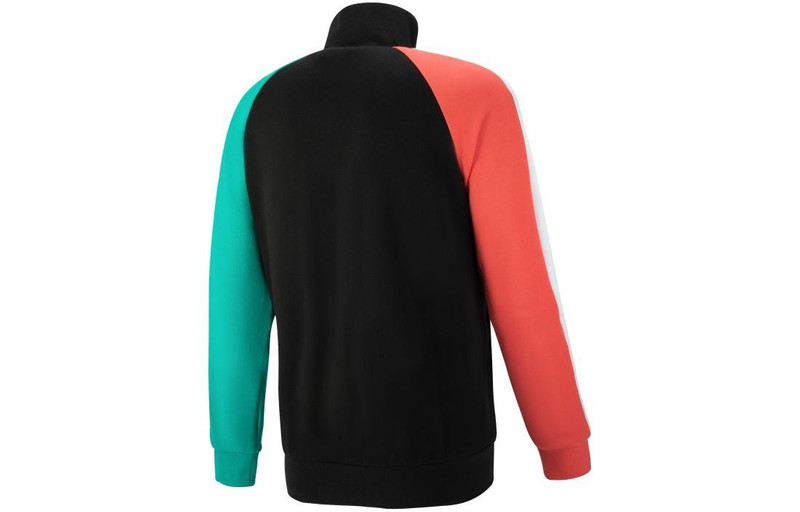 PUMA Puma Iconic T7 궤도 재킷 DK '블랙 블루 레드' 531377-94 outlook