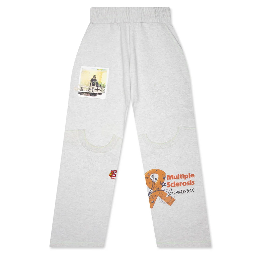 HOLLYWOOD RECONSTRUCTED SWEATPANT - HEATHER/ASSORTED - 1