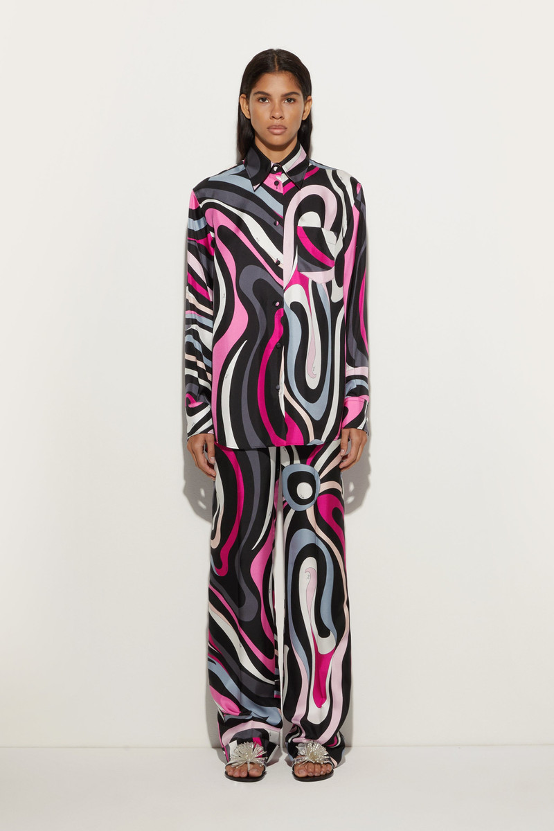 PUCCI MARMO PRINT SILK SHIRT outlook