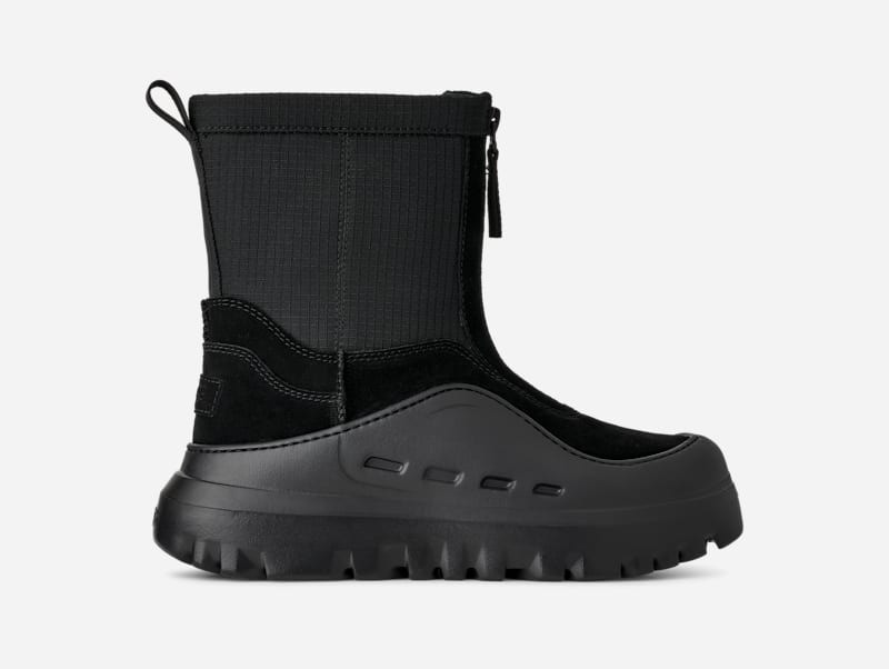 ® Men's PeakMod Boot Suede/Textile Boots in Black/Black 1