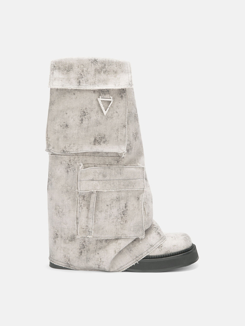 ''ROBIN'' SAND MELANGE FERN BOOT - 1