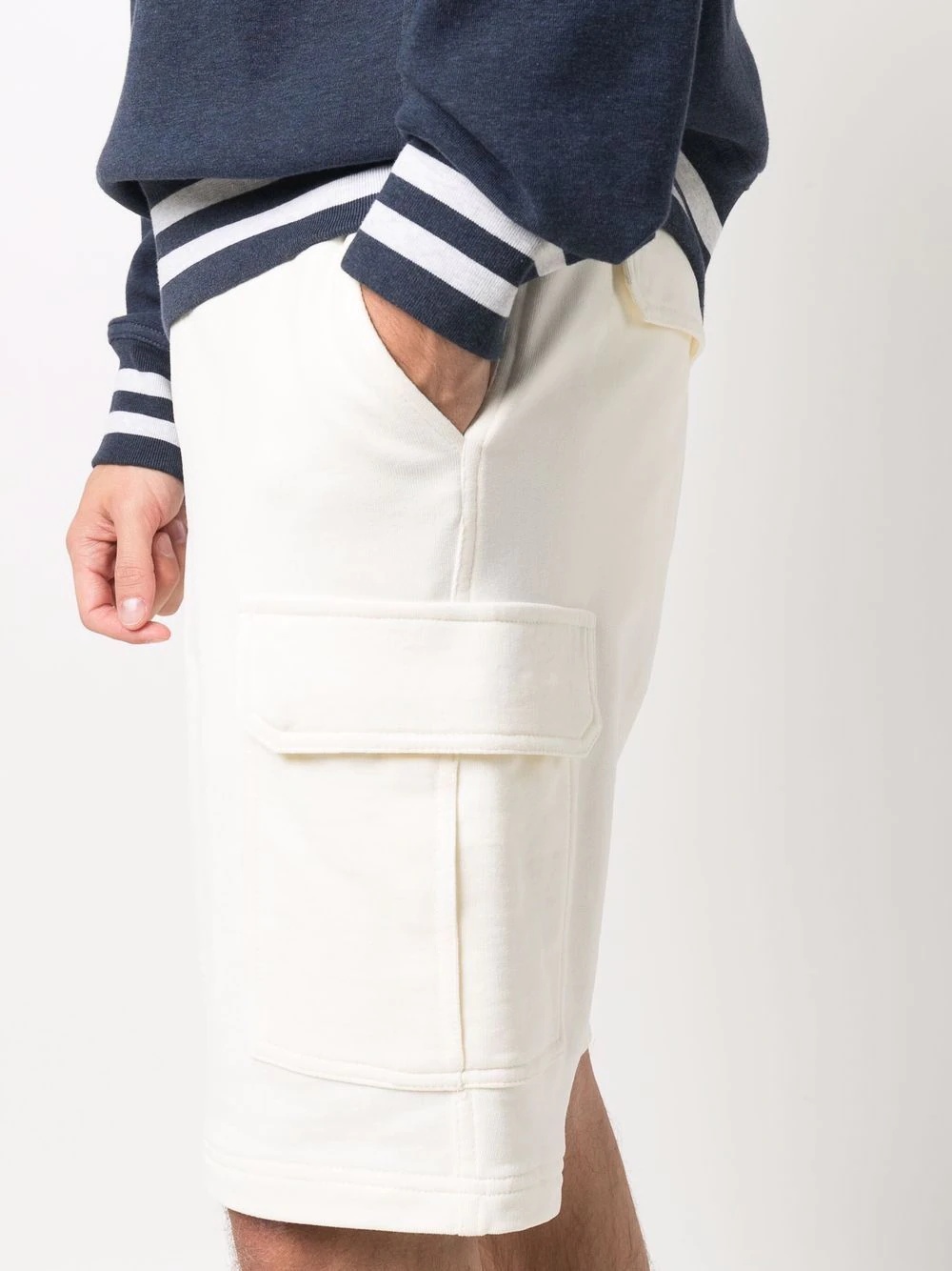 knee-length tailored shorts - 5