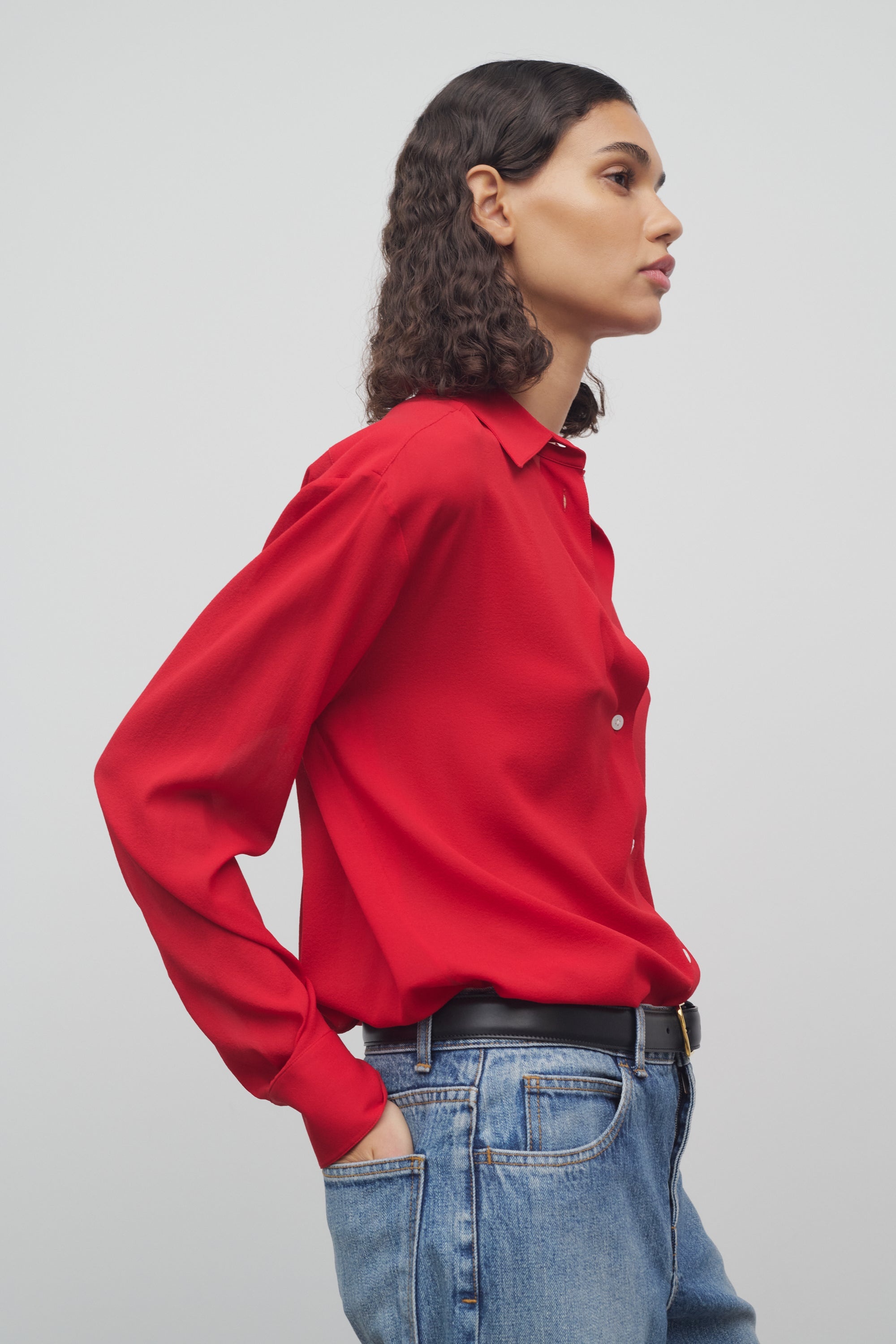 Elia Shirt in Silk - 4