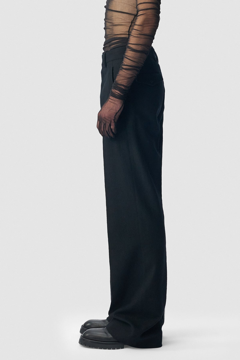 Ann Demeulemeester Gaspar Flared Leg Comfort Trousers outlook