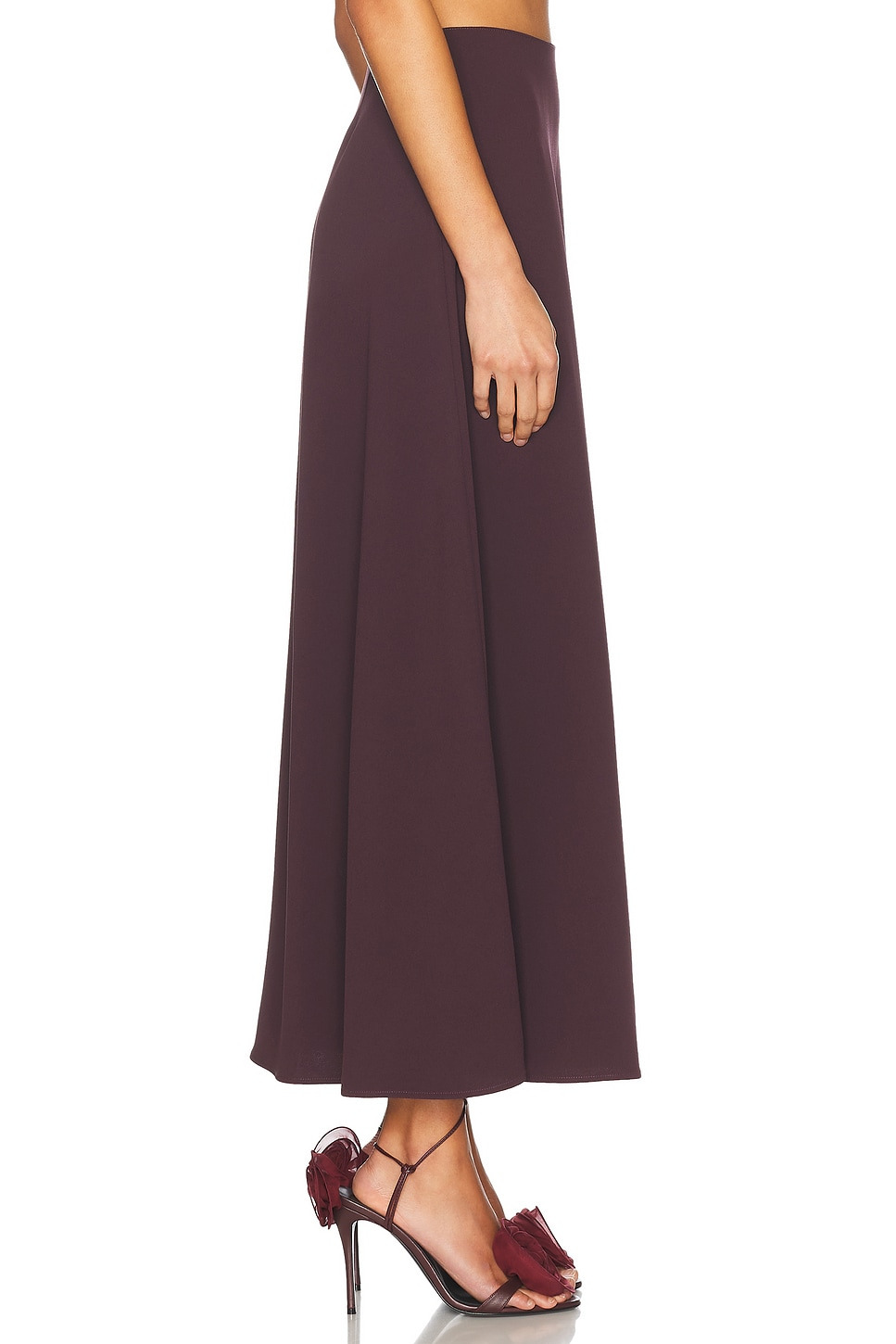 The Heavy Crepe Midi Skirt - 3
