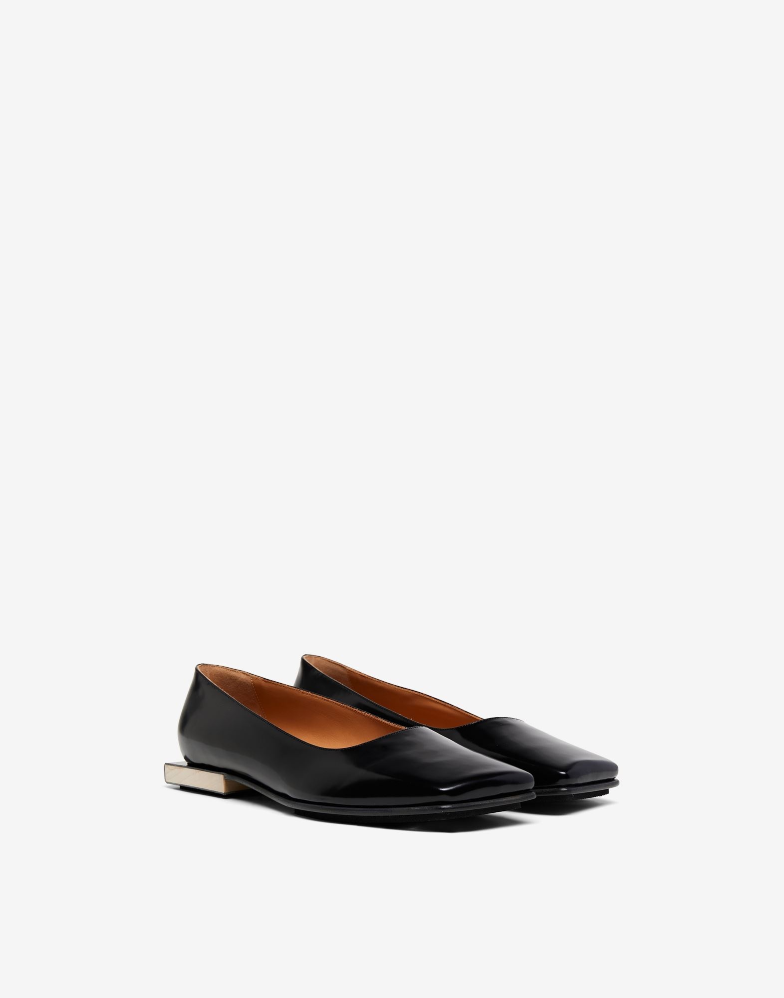 Square-toe ballerina flats - 2
