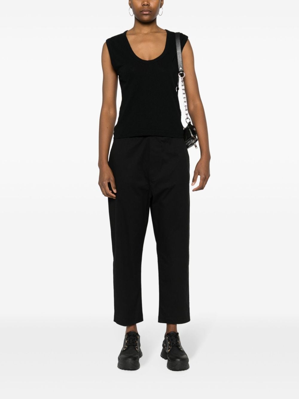 scoop neck tank top - 2