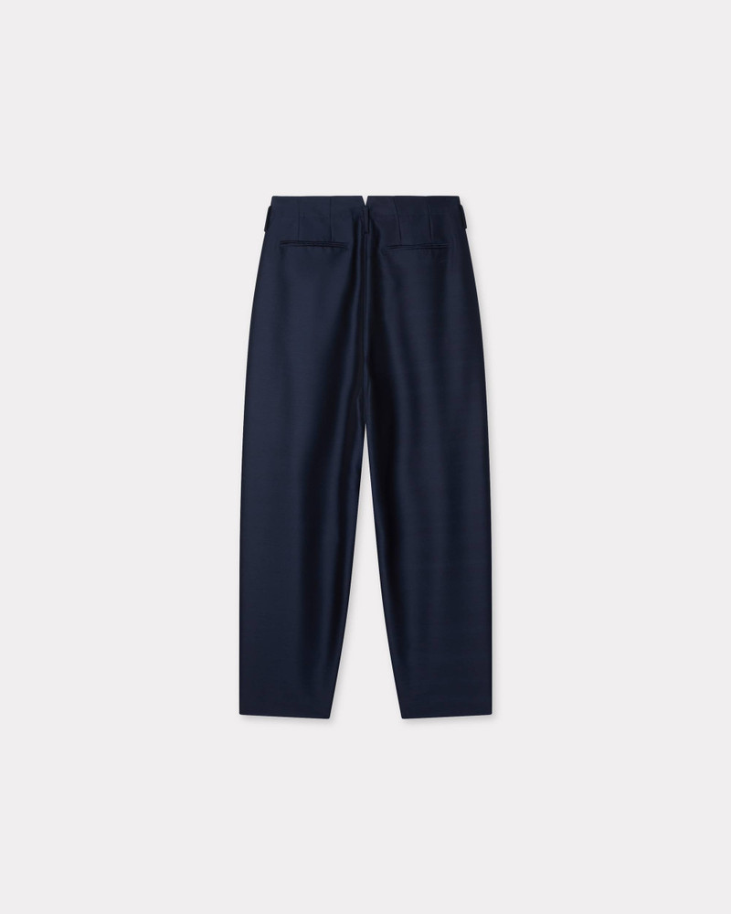 KENZO Pleated pants in virgin wool silk outlook