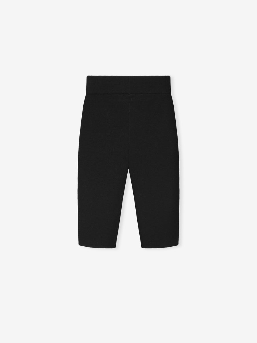 Womens Rib Knit Biker Short - 2