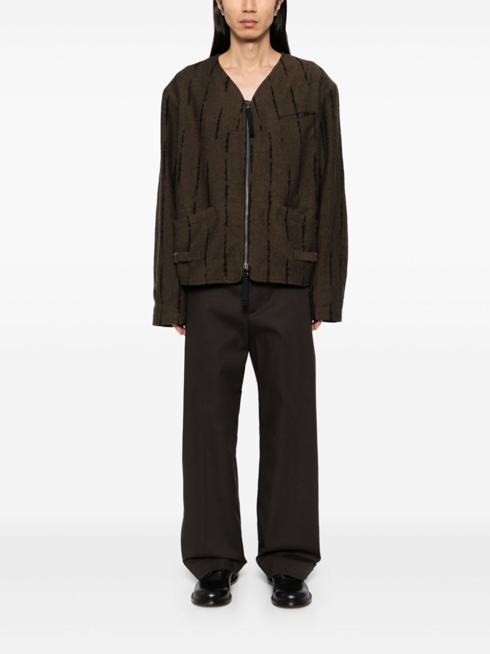 twill weave jacket - 2