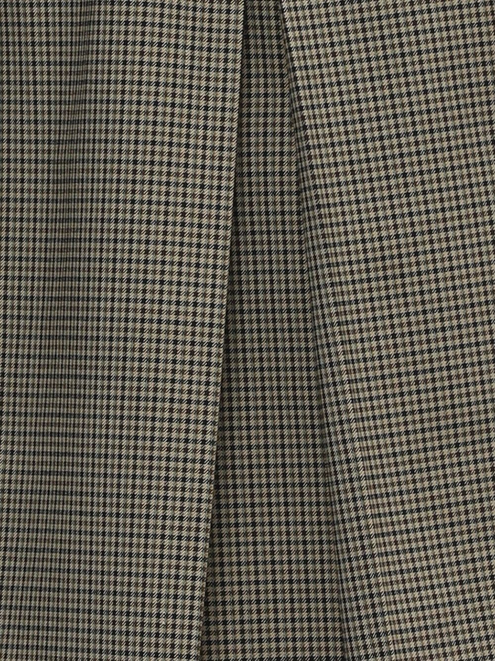 check-print skirt - 5