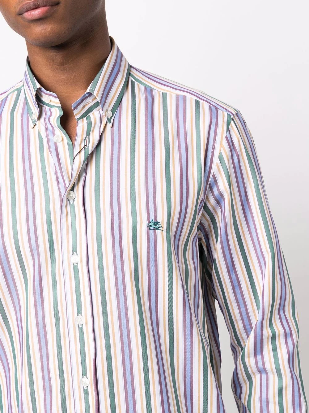 striped cotton shirt - 5