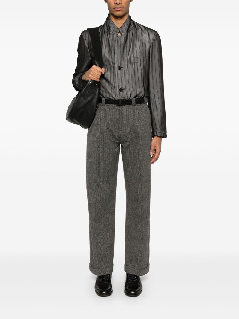 TAIGA TAKAHASHI striped trousers outlook