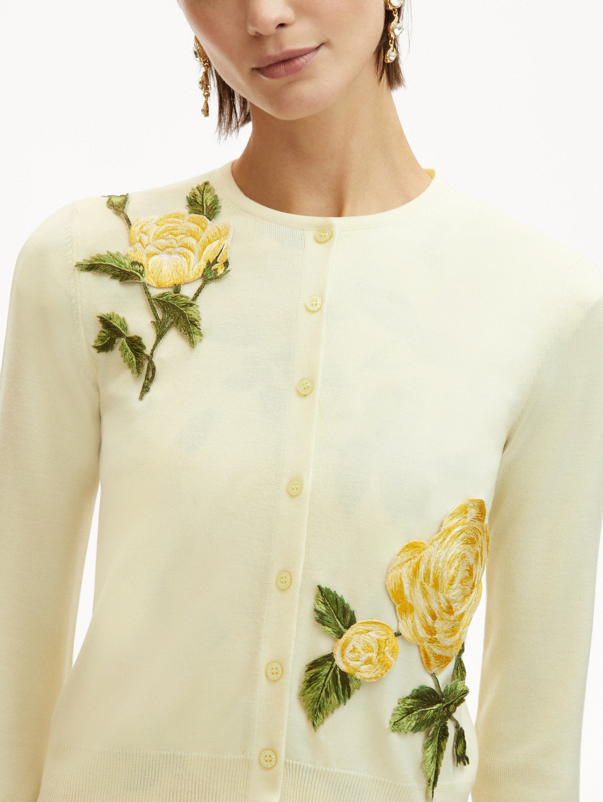 ENGLISH ROSE THREADWORK CARDIGAN - 6