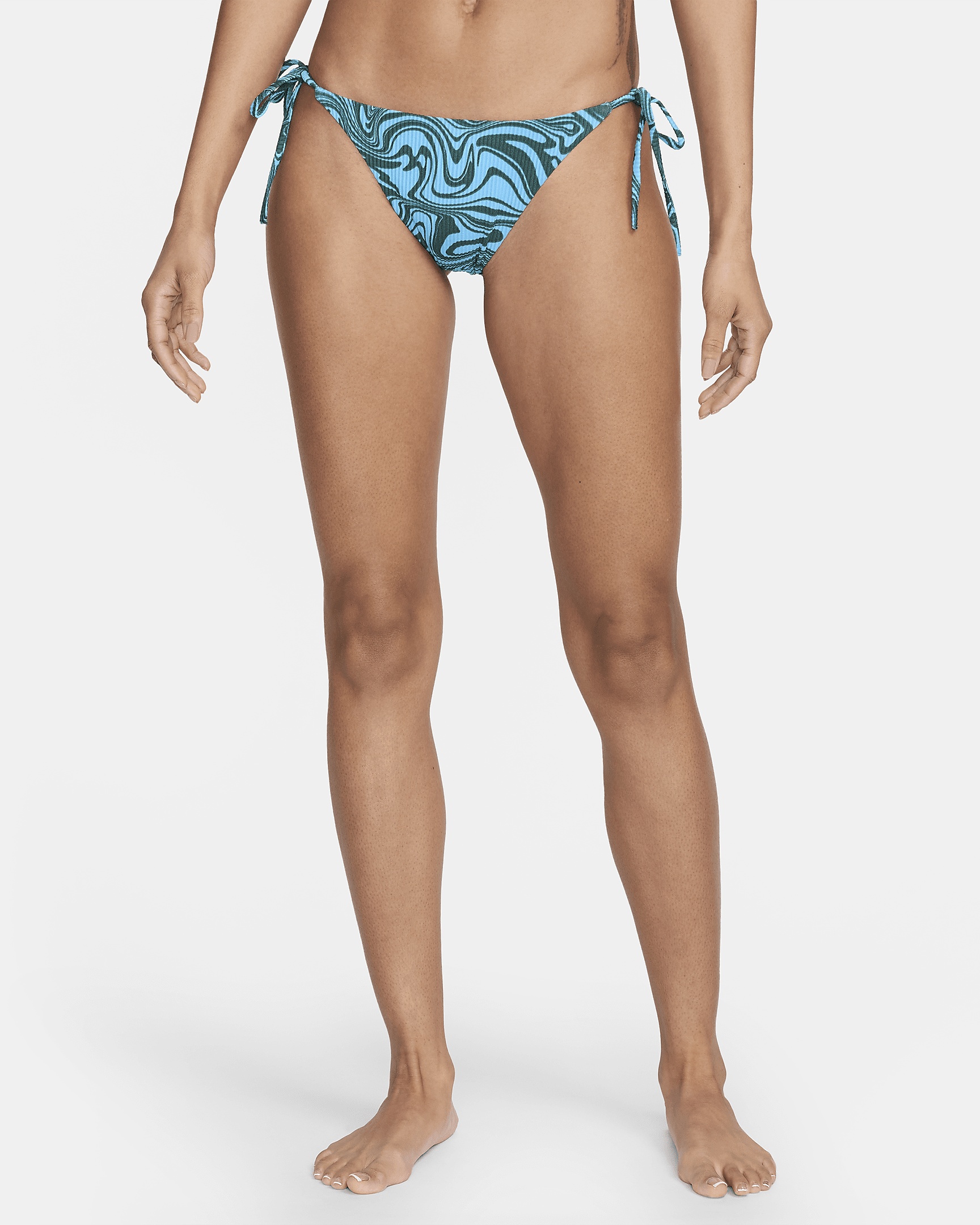 Nike Women's Swim Swirl String Bikini Bottom - 1