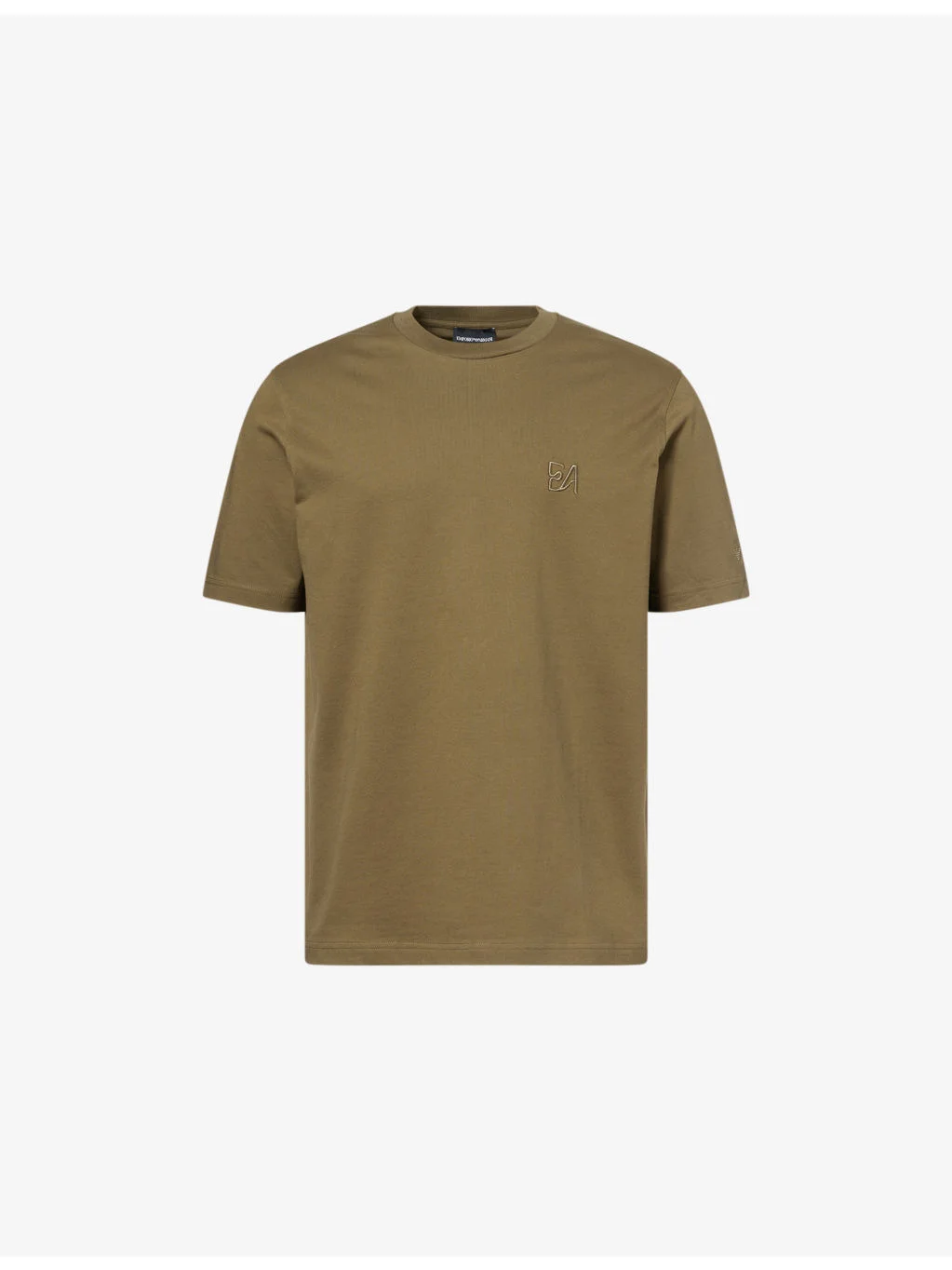 Logo-Embroidered Crew-Neck Cotton-Blend T-Shirt - 1