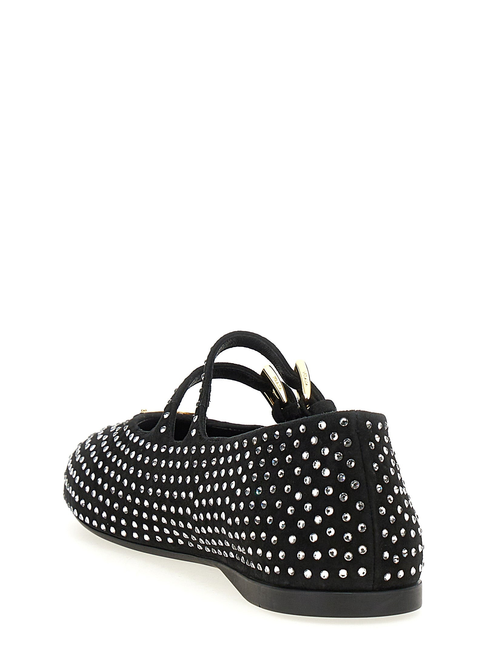 Prada Women Double Strap Ballet Flats - 3