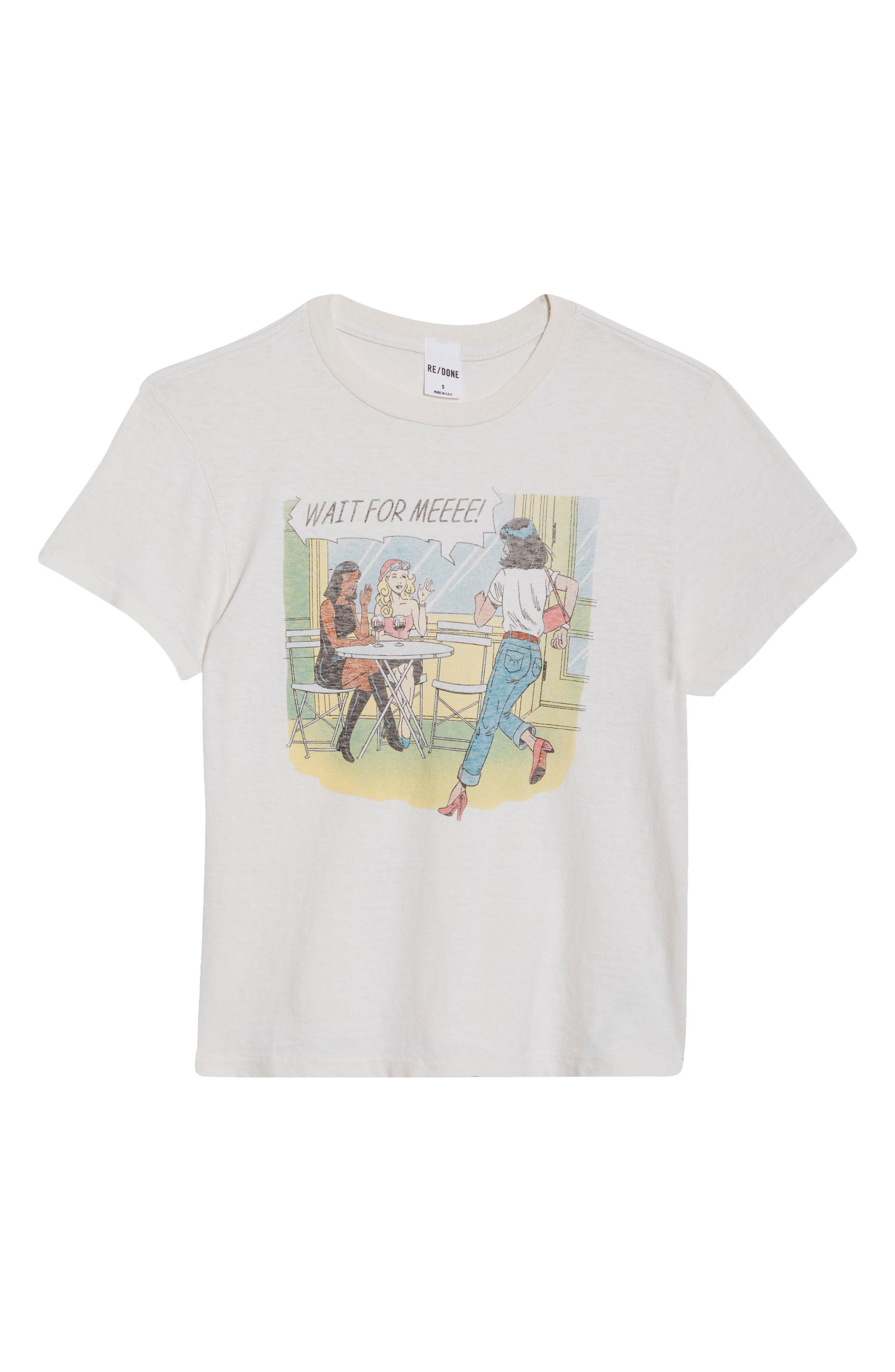 Re/Done Classic Graphic T-Shirt in Vintage White at Nordstrom - 5