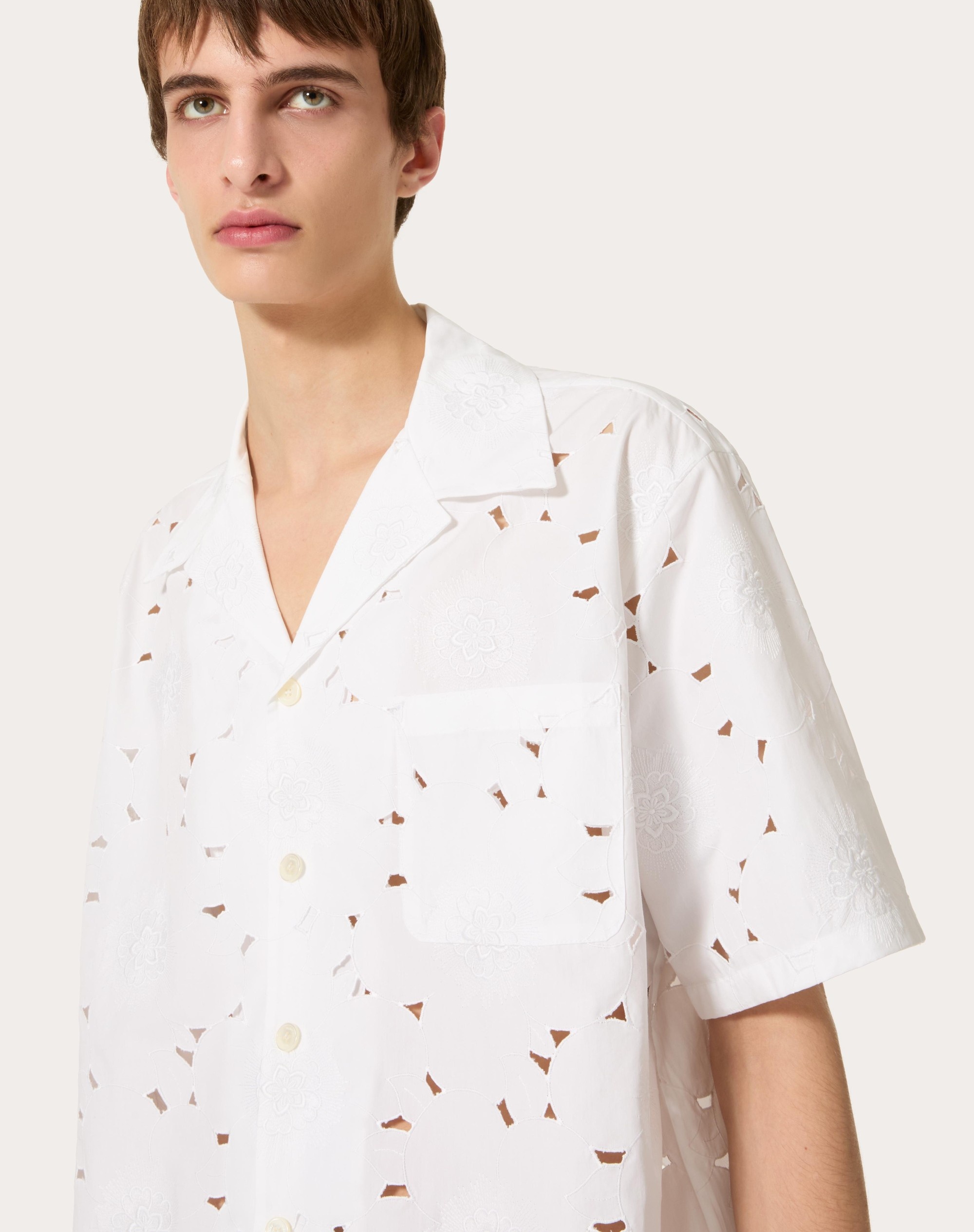 SAN GALLO COTTON BOWLING SHIRT - 5