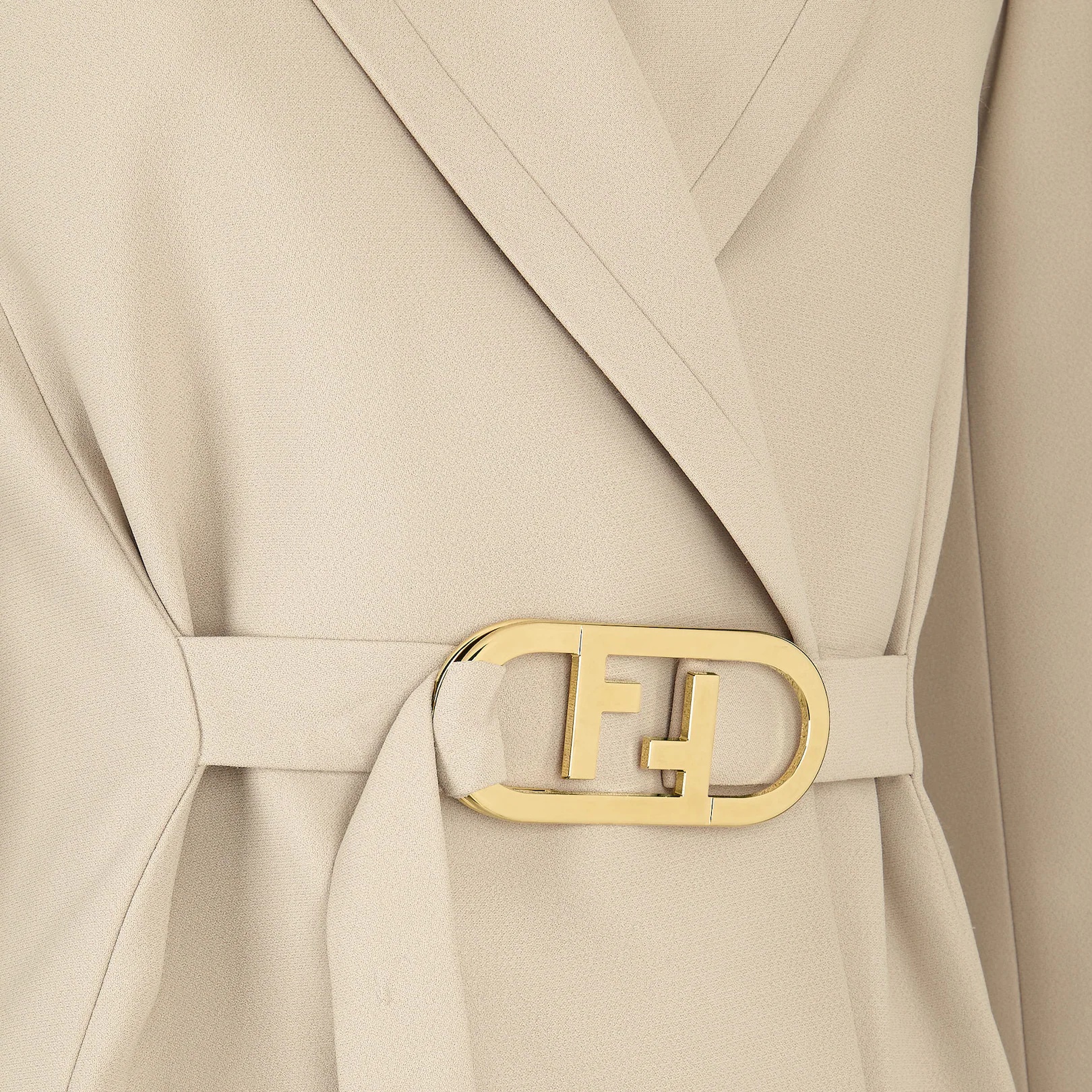 Beige cady blazer - 3