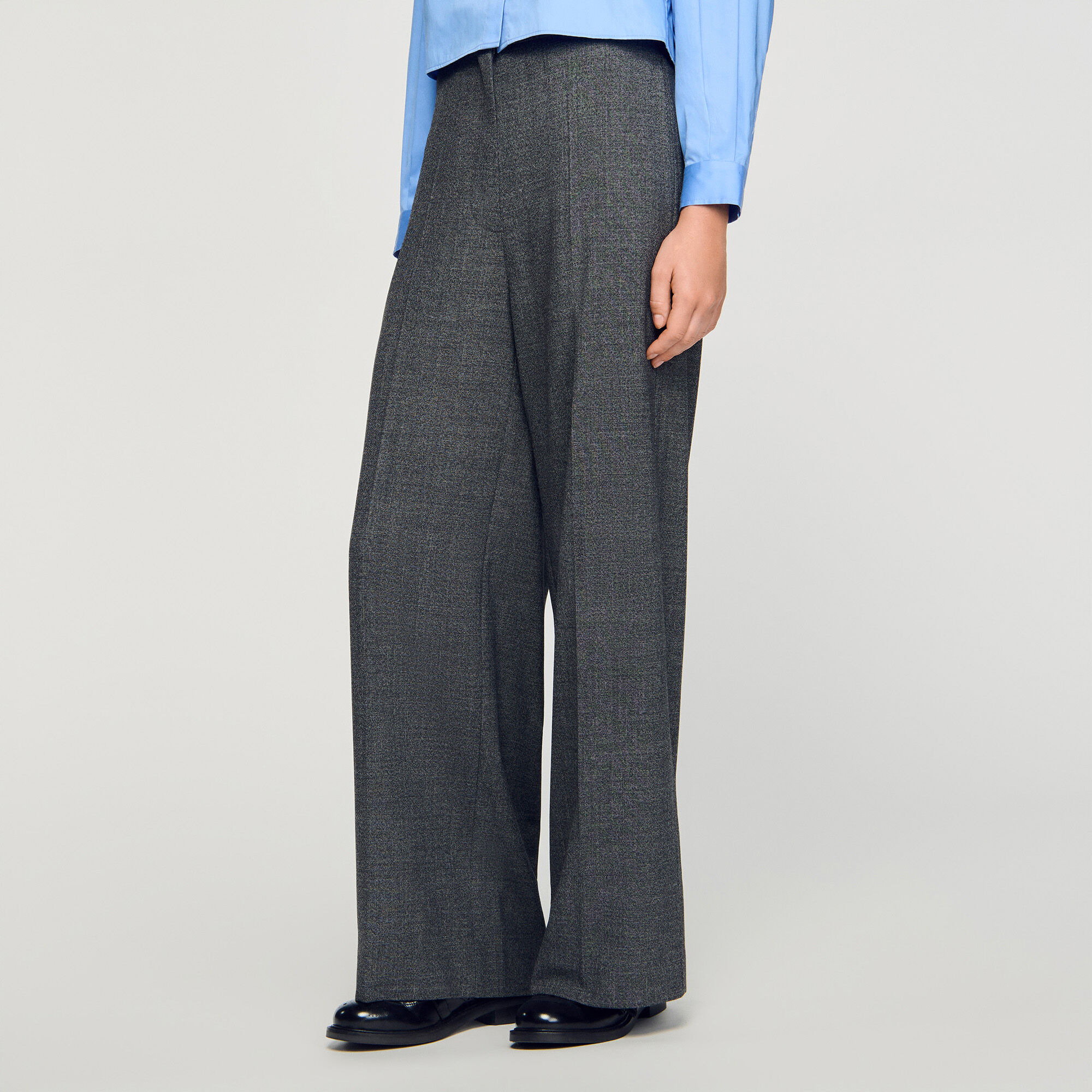 STRAIGHT AND WIDE TROUSERS - 4