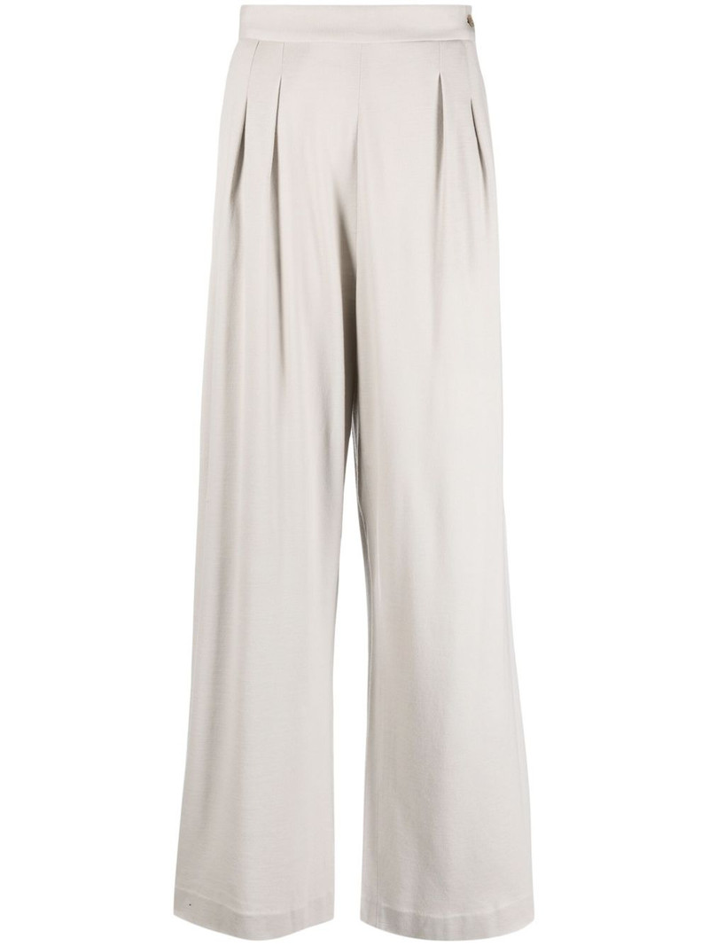 pleated wool trousers 1