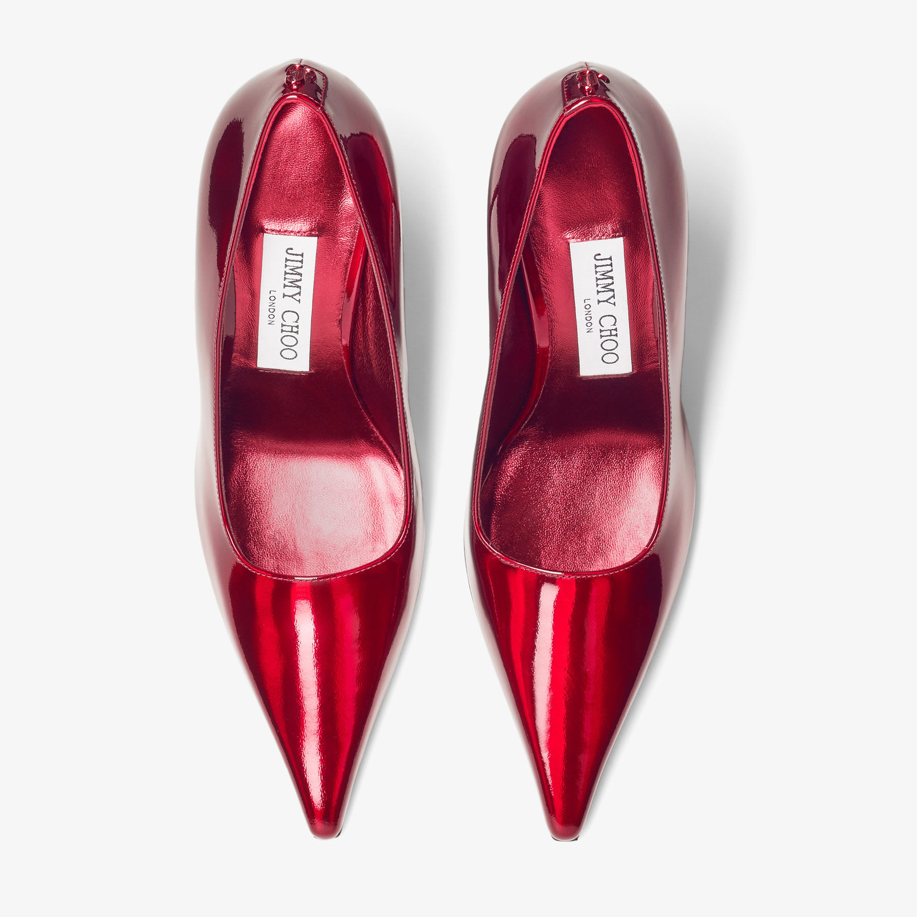 Ixia 95
Ruby Red Leather Pumps - 5