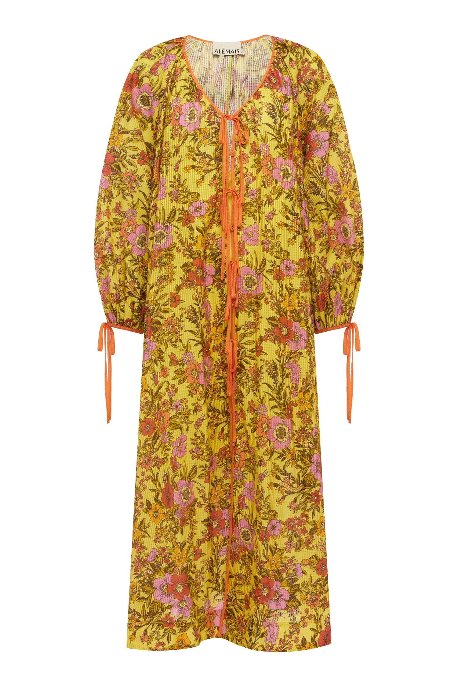 Kitty Tie Front Shirtdress - 1